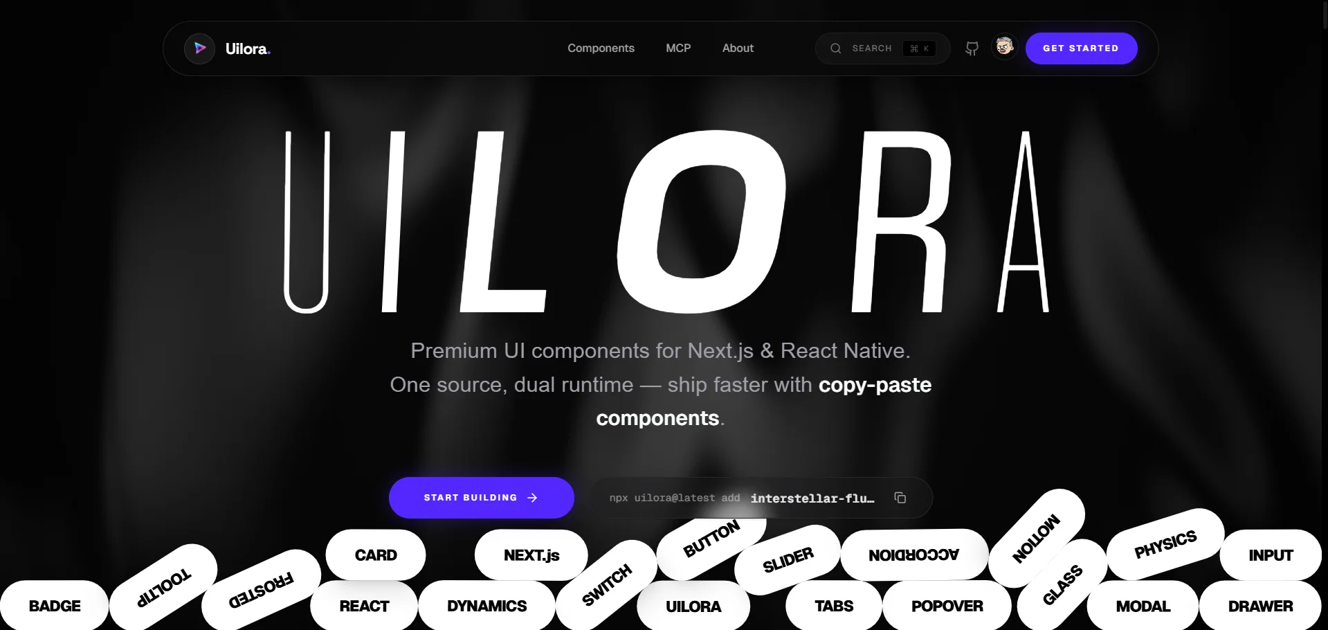 Uilora Landing Page - Nitin Gupta